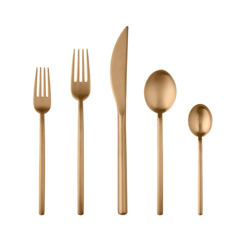 DUE ICE ORO 20-Piece Flatware Set