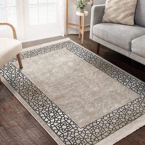 Classic Motifs Washable Area Rug | Homeezone