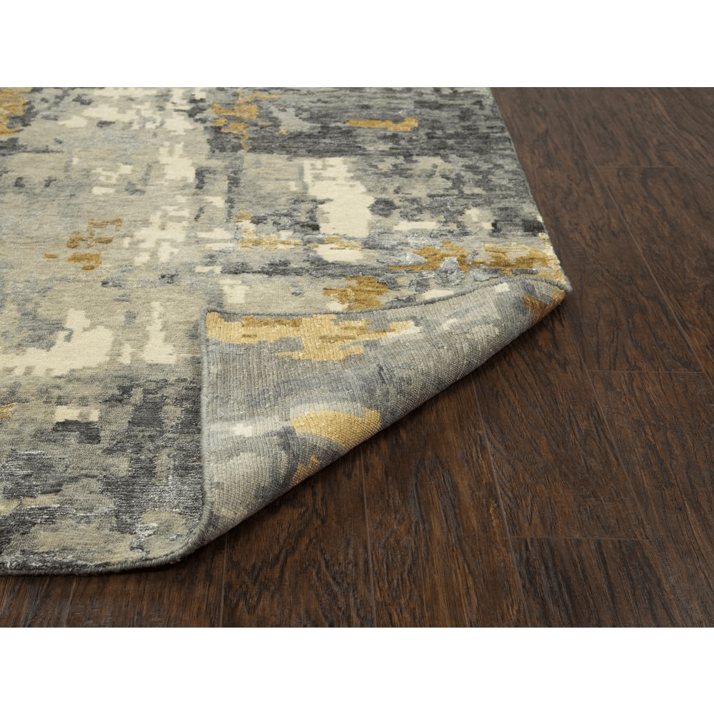 Hand Knotted Cut Pile Wool/ Viscose Rug, 8' x 10'