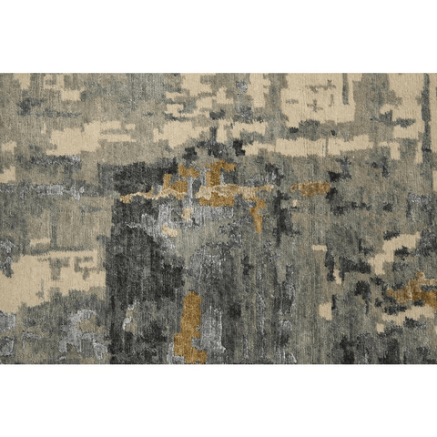 Hand Knotted Cut Pile Wool/ Viscose Rug, 8' x 10'