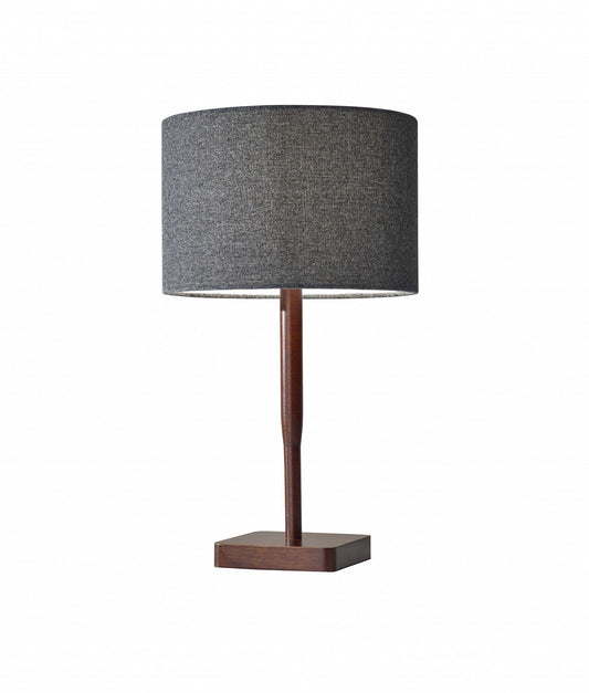 Cozy Cabin Natural Wood Table Lamp