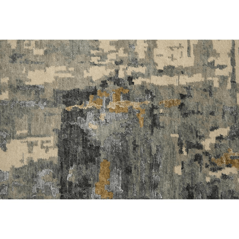 Hand Knotted Cut Pile Wool/ Viscose Rug, 8' x 10'