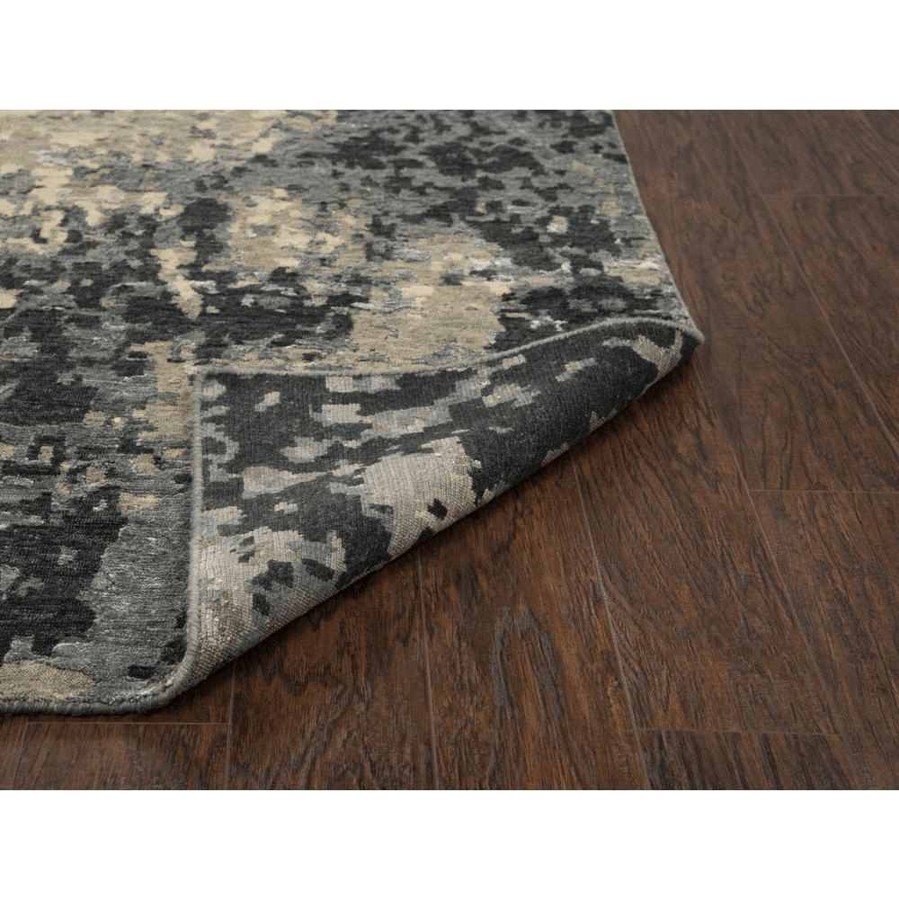 Hand Knotted Cut Pile Wool/ Viscose Rug, 8' x 10'