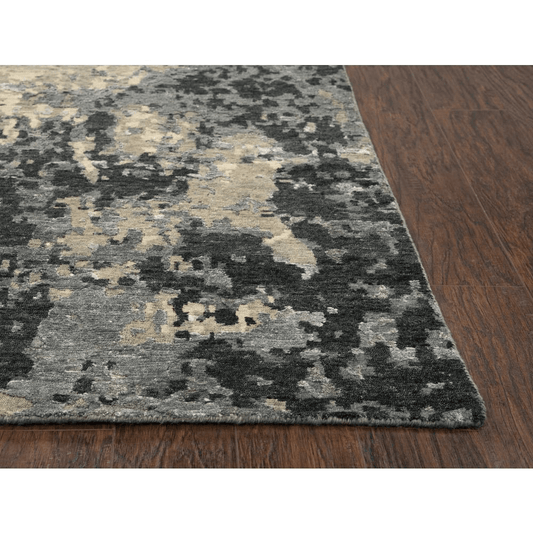 Hand Knotted Cut Pile Wool/ Viscose Rug, 8' x 10'