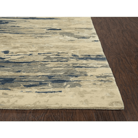 Hand Knotted Cut Pile Wool/ Viscose Rug, 8' x 10'