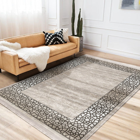 Classic Motifs Washable Area Rug | Homeezone