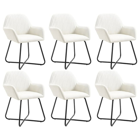 Dining Chairs 4 pcs Light Gray Fabric