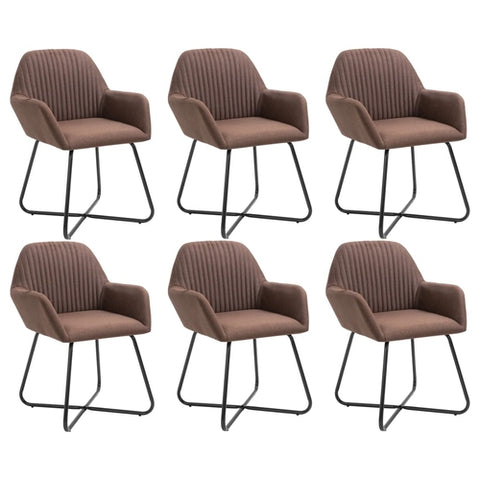 Dining Chairs 4 pcs Light Gray Fabric