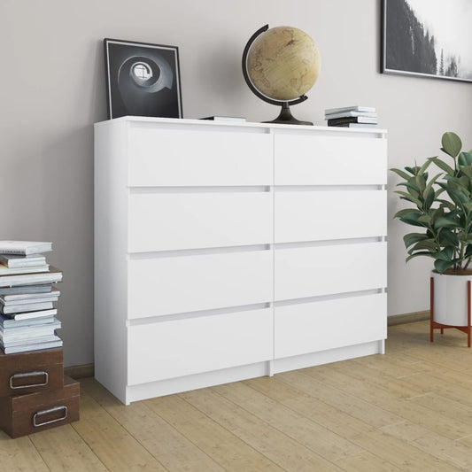 Drawer Sideboard White 47.2"x13.8"x39" Chipboard