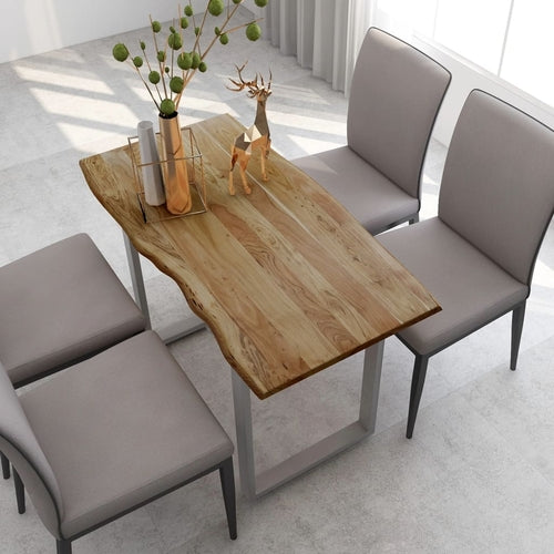 Dining Table 70.9"x35.4"x29.9" Solid Acacia Wood