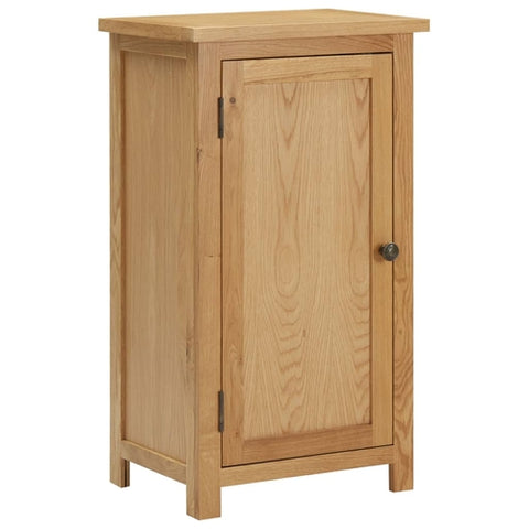 Cupboard 17.7"x12.6"x33.5" Solid Oak Wood