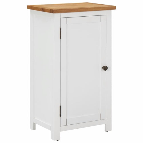 Cupboard 17.7"x12.6"x33.5" Solid Oak Wood