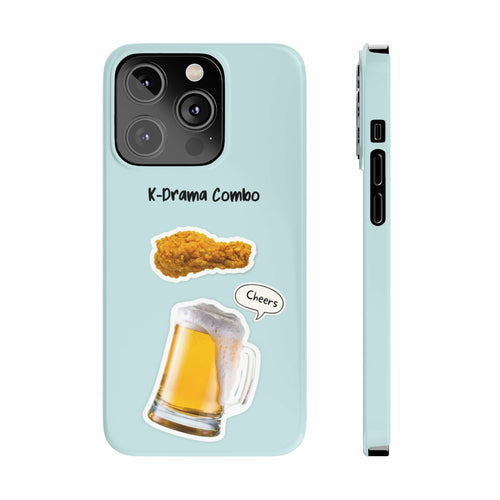 Fried Chicken and Beer Slim Case for iPhone 14 Series