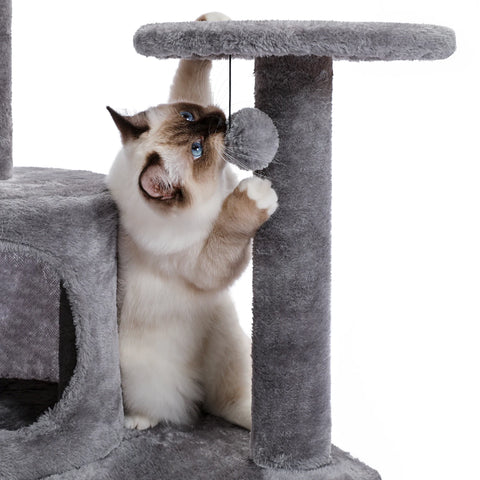 Domestic Delivery Multi-Level Cat Tree Tower Climb Furniture Scratching Post for Indoor House Pet Supplies Kitten Toy Cozy Condo