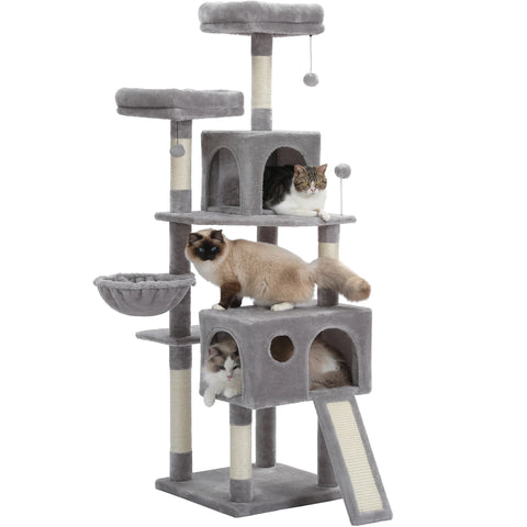 Domestic Delivery Multi-Level Cat Tree Tower Climb Furniture Scratching Post for Indoor House Pet Supplies Kitten Toy Cozy Condo