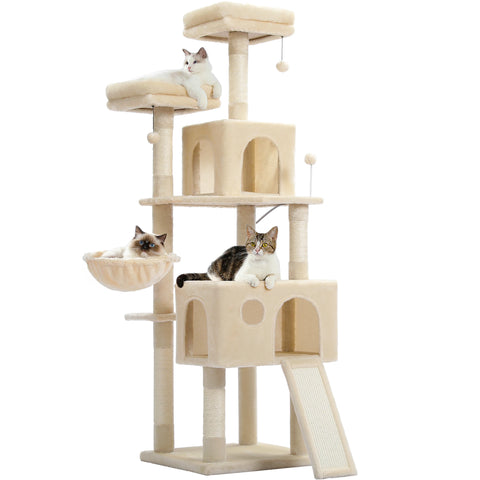 Domestic Delivery Multi-Level Cat Tree Tower Climb Furniture Scratching Post for Indoor House Pet Supplies Kitten Toy Cozy Condo