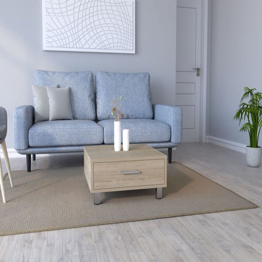 Coffee Table Albuquerque, One Drawer, Light Pine Finish