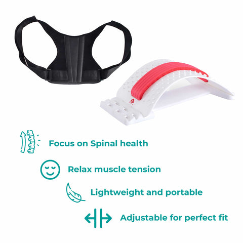 Pursonic Back Health Essentials Kit: Multi-Level Stretch & Posture