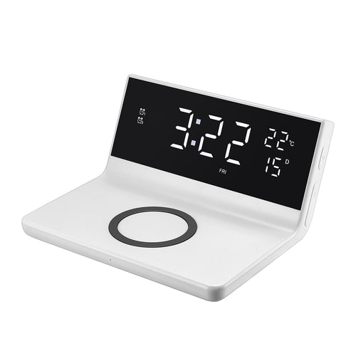 ZTECH Wireless Charging Alarm Clock for All Wireless Charging