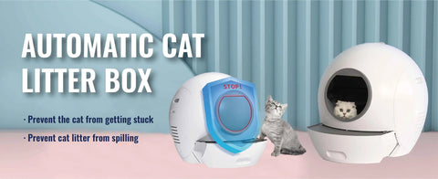 ELS PET Self Cleaning Cat Litter Box Automatic Litter Box with APP Control Smart Monitor/Odorless Extra Large for Multiple Cats