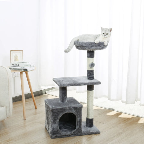 Domestic Delivery Multi-Level Cat Tree Tower Climb Furniture Scratching Post for Indoor House Pet Supplies Kitten Toy Cozy Condo