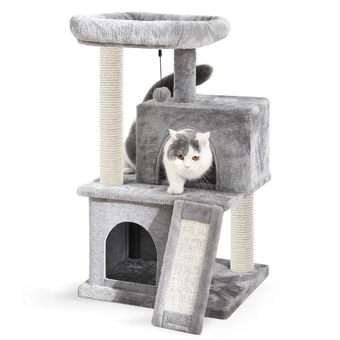 Domestic Delivery Multi-Level Cat Tree Tower Climb Furniture Scratching Post for Indoor House Pet Supplies Kitten Toy Cozy Condo