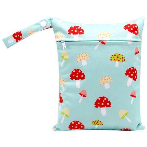 Multifunctional Baby Diaper Organizer Reusable Waterproof Fashion Prints Wet/Dry Bag Mummy Storage Bag Travel Nappy Bag