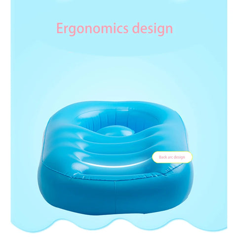 80cm Portable Inflatable Baby Bath Tub Newborn Inflatable Bathtub Baby Bath Seat Babies Bathing Wash Hair Ass Basin Baby Care #C