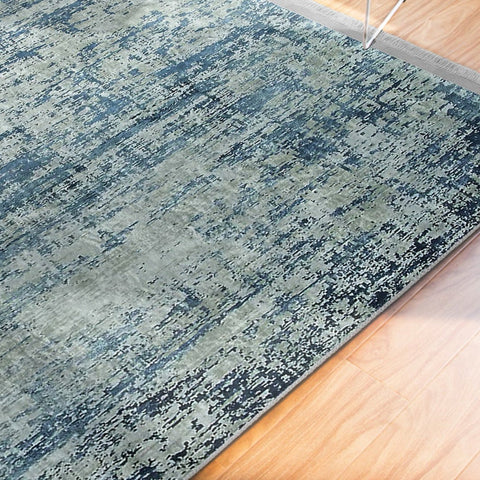 Blue Washable Area Rug | Homeezone