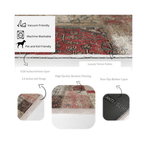 Cozy Home Washable Area Rug | Homeezone