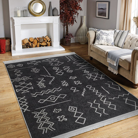 Aztec Style Home Decor Washable Area Rug | Homeezone