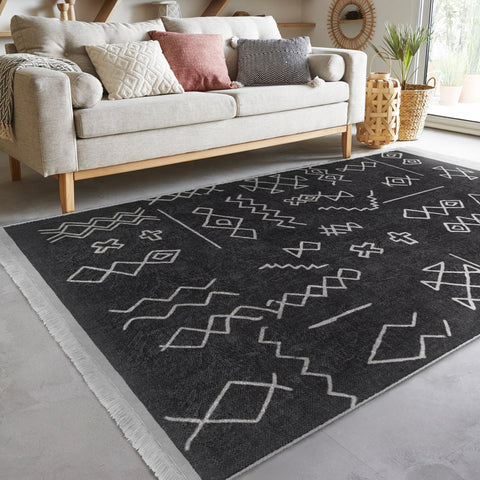 Aztec Style Home Decor Washable Area Rug | Homeezone