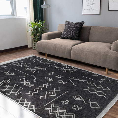 Aztec Style Home Decor Washable Area Rug | Homeezone