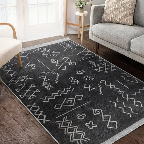 Aztec Style Home Decor Washable Area Rug | Homeezone