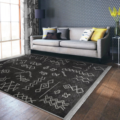 Aztec Style Home Decor Washable Area Rug | Homeezone