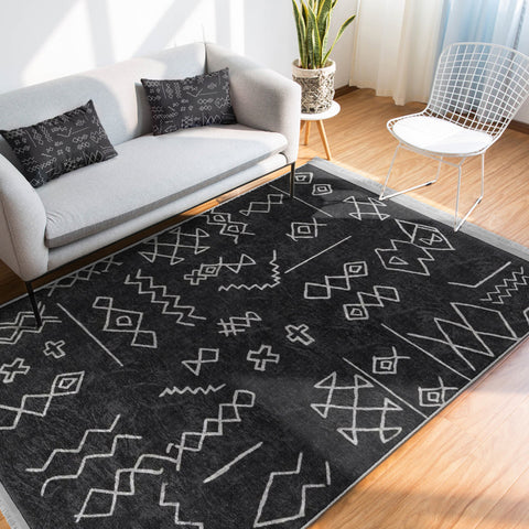 Aztec Style Home Decor Washable Area Rug | Homeezone