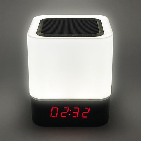 Zunammy Color Changing Wireless Alarm Clock Speaker