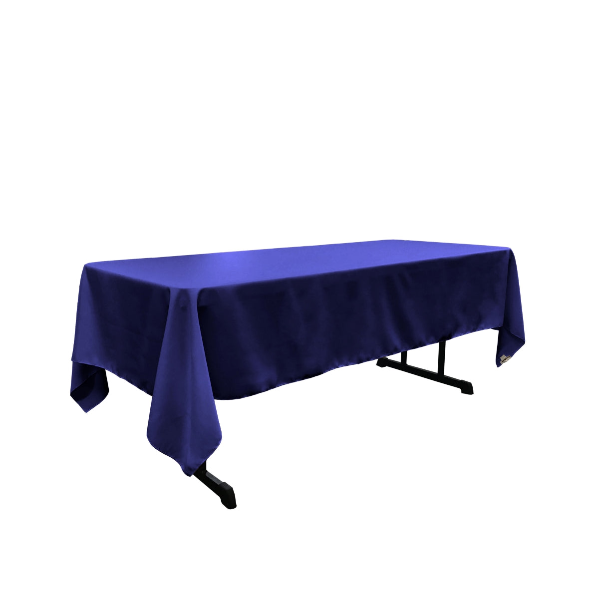 TCpop60x126-RoyalP50 Polyester Poplin Rectangular Tablecloth, Roya