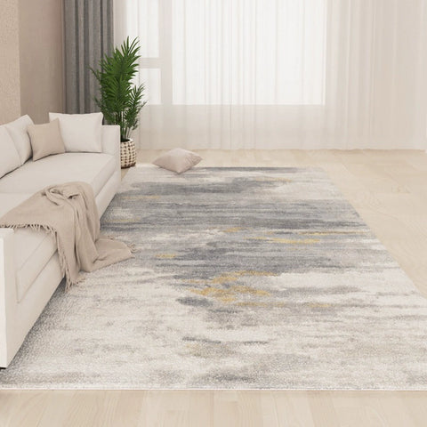 Cream Style Carpet Living Room 2024 New Arrival Accessible Luxury Classy Table Carpet Warm Color Bedroom and Household Washable Erasable Floor Mat