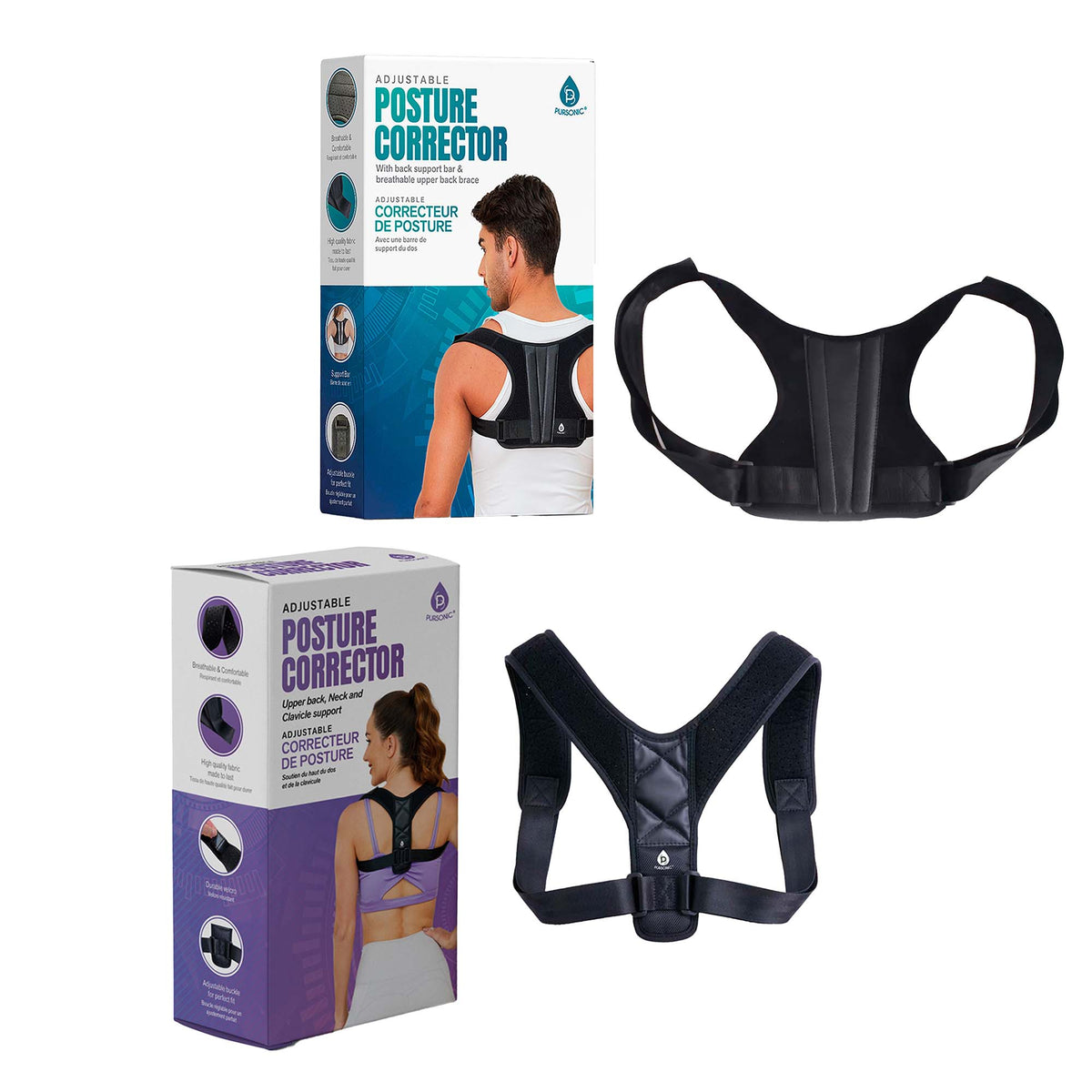 Posture Corrector Duo: Him and Her