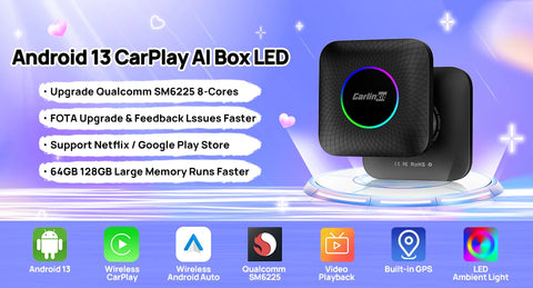 CarlinKit USB Wired/Wireless CarPlay Dongle Wired/Wireless Android Auto AI Box Mirrorlink BT Auto Connect For Android Car Radio