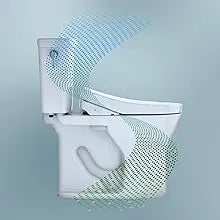 Electronic Bidet Toilet Seat with PREMIST and EWATER+ Wand Cleaning, Elongated, Cotton White