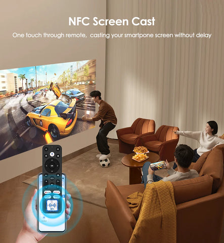 portable 4k projector [Netflix Official Licence] 5G WiFi Mini projector Dolby Android 11 beam Projector Home Theater Google Play