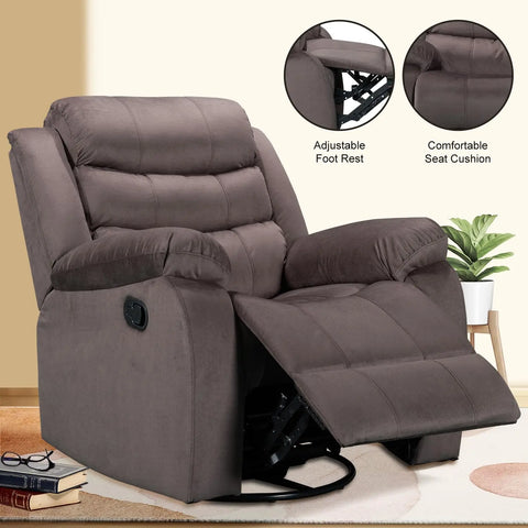 Recliner Chairs, Adults Manual Reclining Sofa Chair Oversized Recliner Chair for Living Room Comfy, Recliner Chair