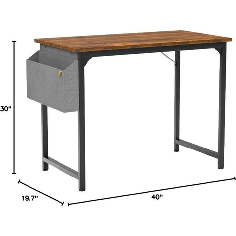 CubiCubi Computer Desk, 40 inch Home Office Small Desk, Modern Simple Style PC Table for Home, Office, Study, Writing