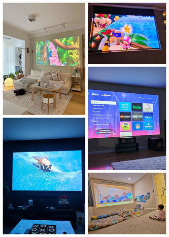 portable 4k projector [Netflix Official Licence] 5G WiFi Mini projector Dolby Android 11 beam Projector Home Theater Google Play