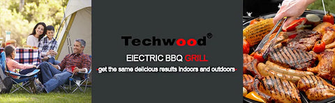 Electric BBQ Grill  15-Serving Indoor/Outdoor Electric Grill for Indoor & Outdoor Use, Double Layer Design, Portable Rem