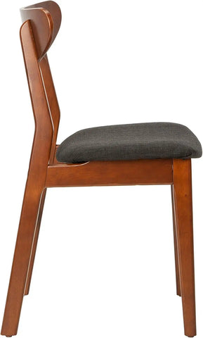 Home Lucca Retro Black Dining Chair, Wood, Set of 2