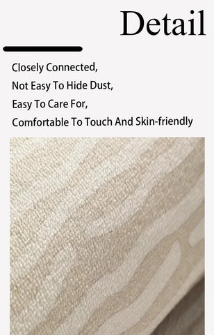 Cream Striped Carpet Minimalist Luxury Large Area Living Room Carpets Easy Clean Bedroom Bedside Rugs Machine Washable Rug Tapis