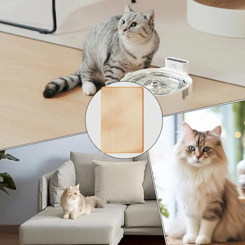 Cat Scratching Pad Cat Floor Scratching Pad Rug 11.8x23.6Inch Scratch Post Cat Scratcher Sisal Mat For Protect Carpets Sofas